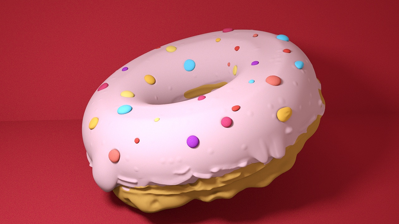 建模练习(甜甜圈)