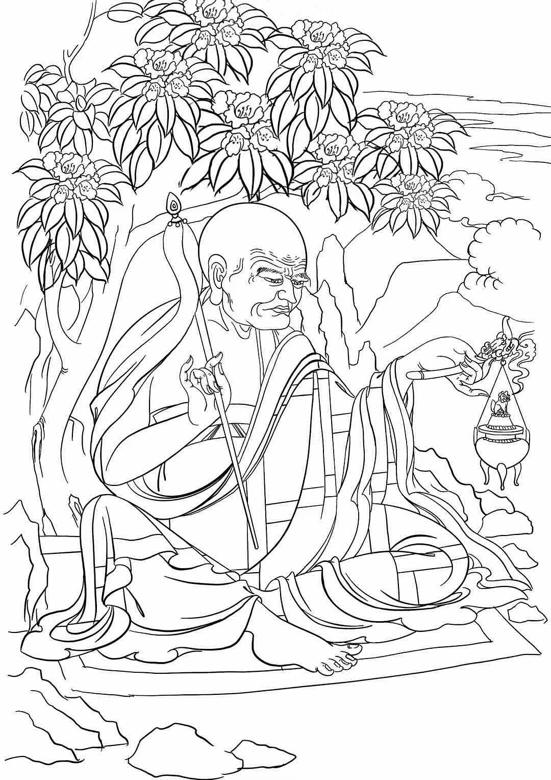 插画唐卡（图ZMjU1Mzk1OTA4） - 艺术插画 - 站酷设计师Z06758661原创素材 - 站酷ZCOOL