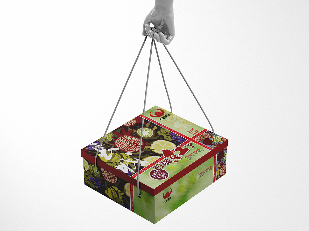 “我梦见了画、我画下了梦”......石榴熟了！（图ZMzQ4MzMzOTA0） - 包装 - 站酷设计师听_雪的声音原创素材 - 站酷ZCOOL