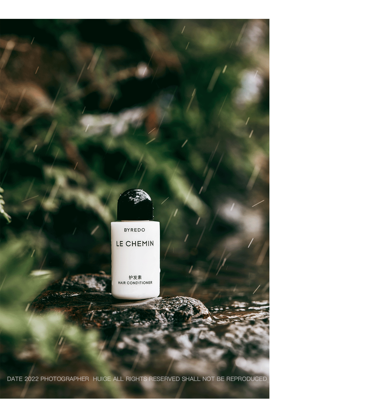 百瑞德超级雪松香水拍摄