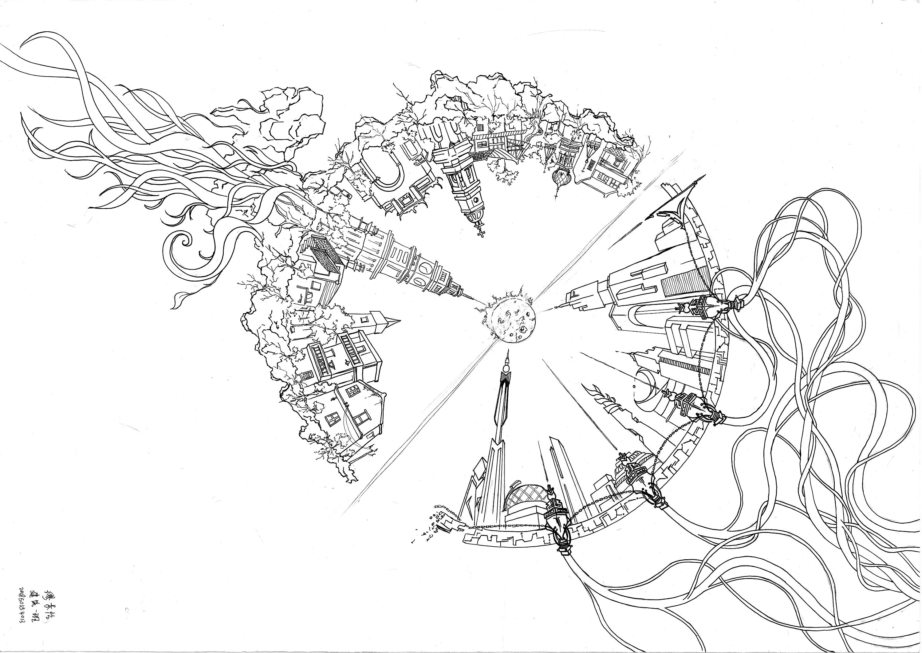 星球|插画|插画习作|jingyimiao - 原创作品 - 站酷 (zcool)