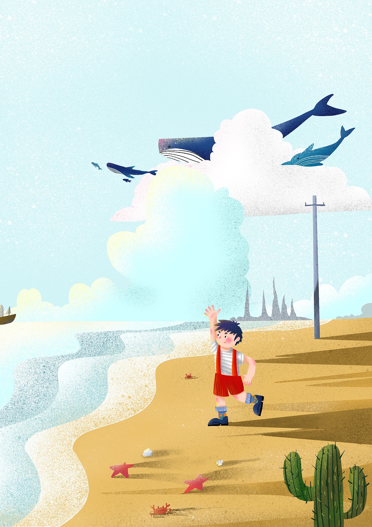 小练习2|插画|儿童插画|summer夏午茶_原创作品-站酷zcool