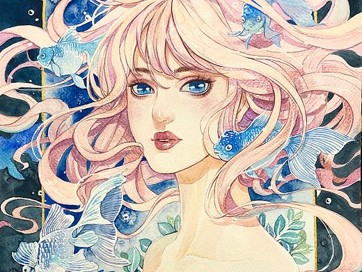 水彩人物