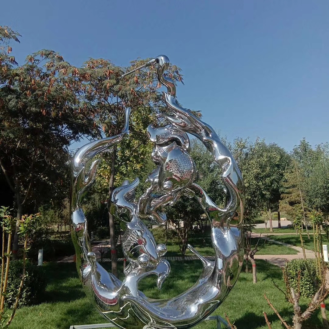 商丘镜面不锈钢雕塑精品品鉴纯艺术