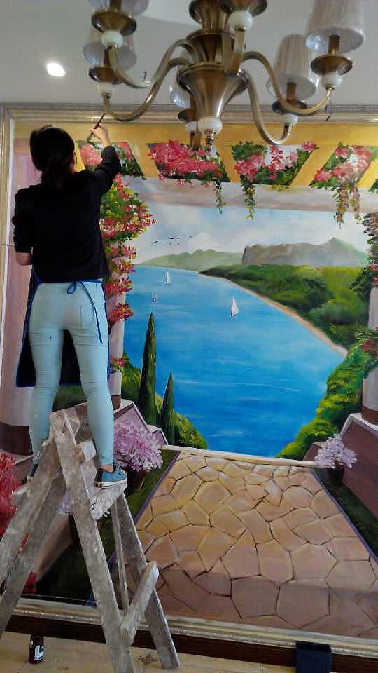 3D墙绘，3D墙画，成都墙绘，成都彩绘，成都壁画