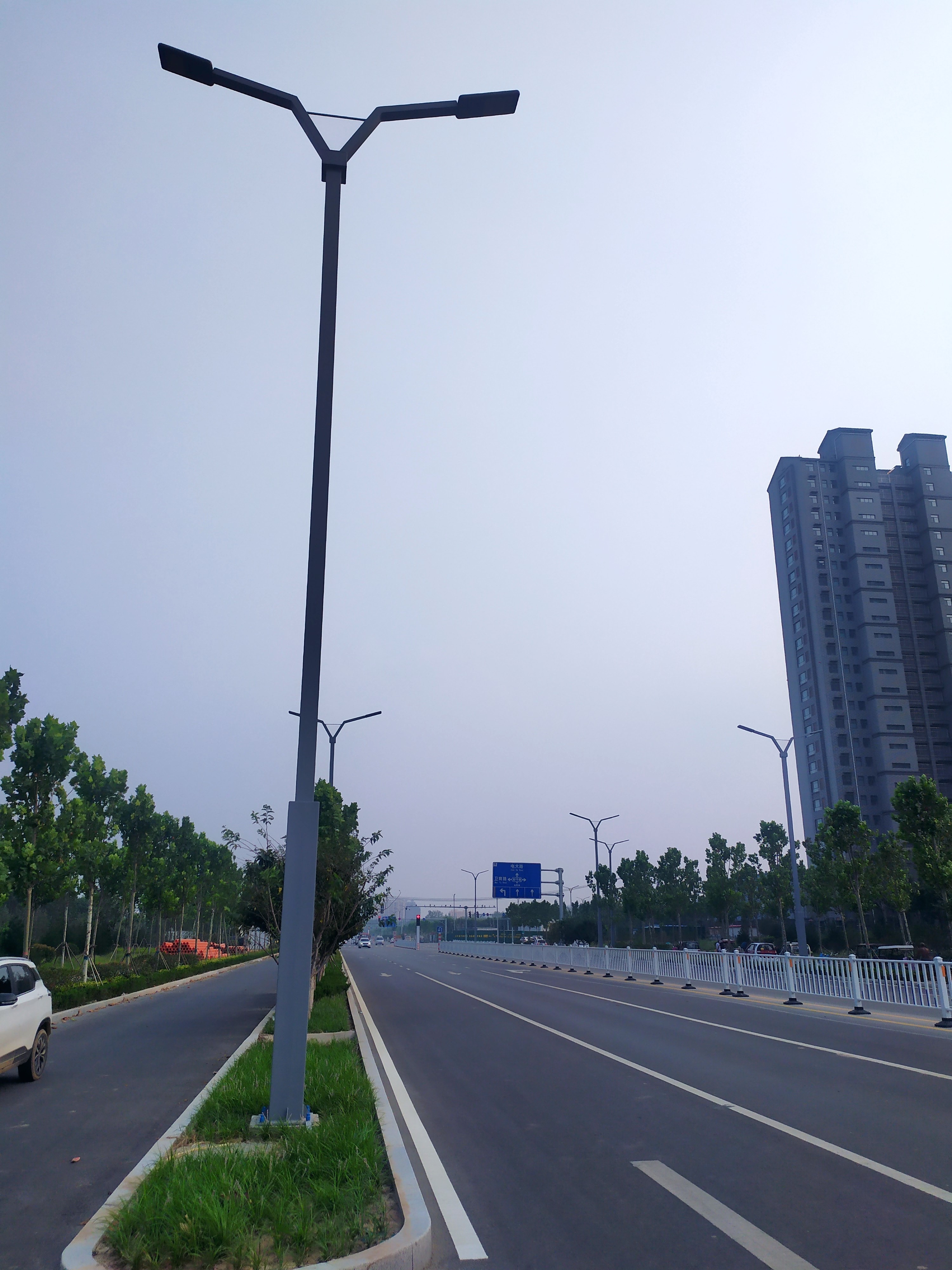 新型双臂路灯-12米14米双臂路灯【世博光电】