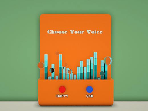 互动式书店音浪橱窗