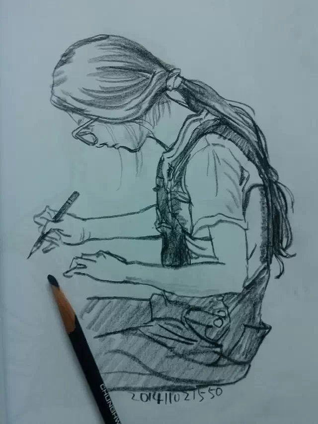 平日画的速写—人物篇—手绘本