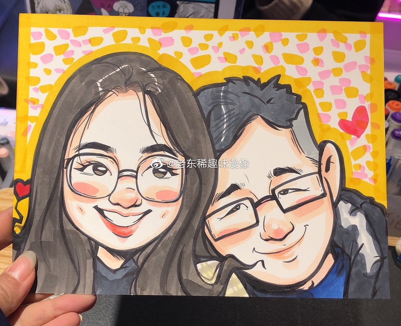 手绘肖像趣味漫像（图ZMjMzNjI3Mzk2） - 单幅漫画 - 站酷设计师老东稀趣味漫像原创素材 - 站酷ZCOOL