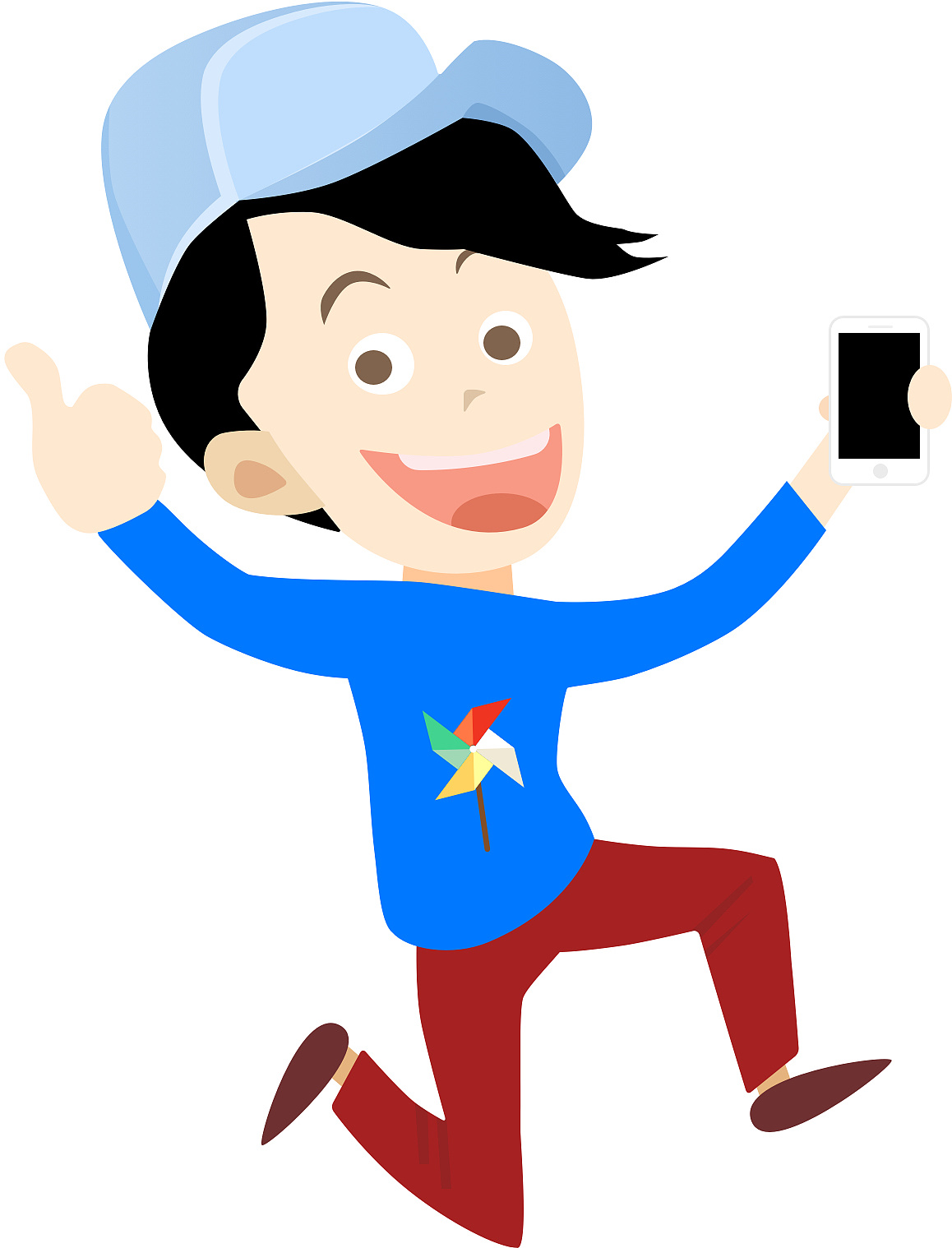 扁平卡通人物0102