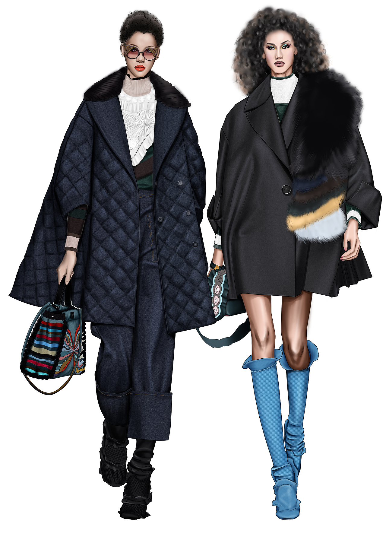 电脑时装绘图|服装|其他服装|林严俊_原创作品-站酷zcool