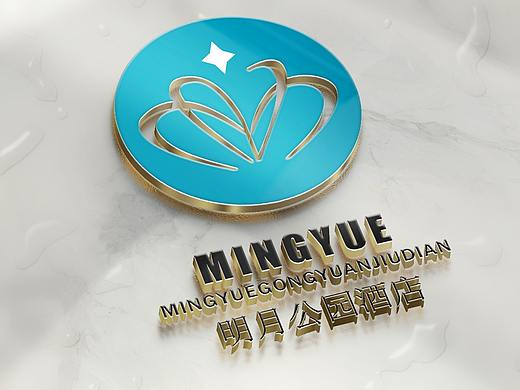 明月酒店logo