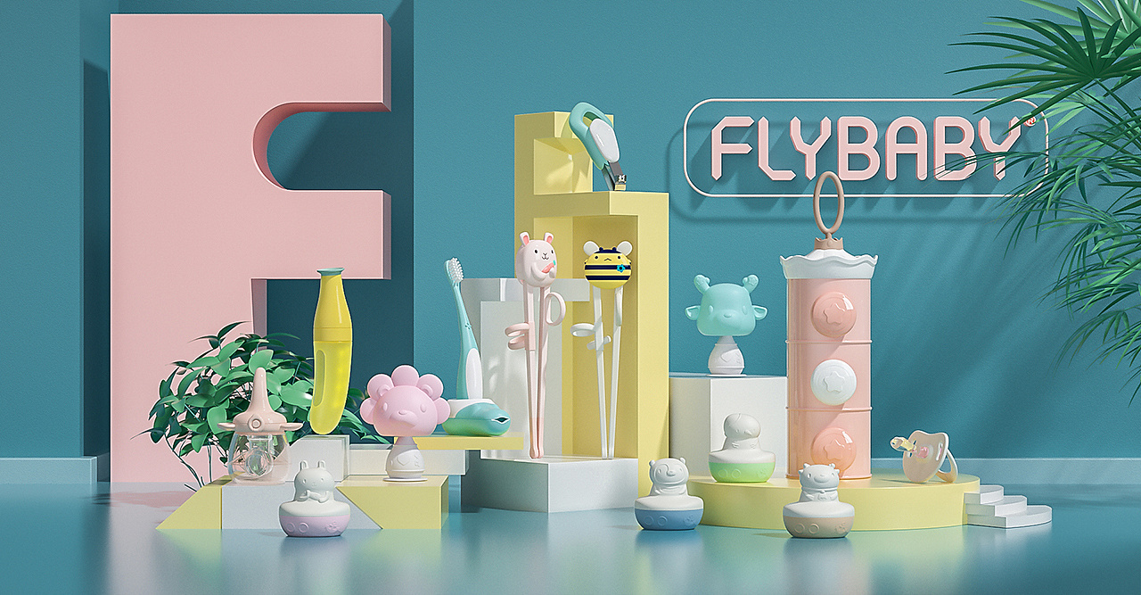 c4d产品渲染 海报合集