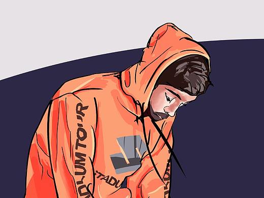 板绘人物插画