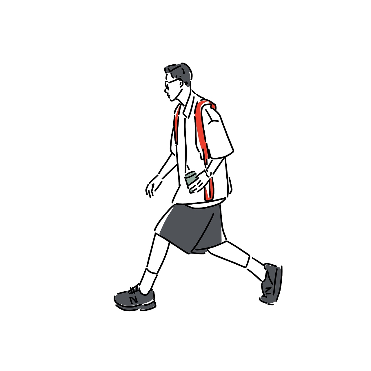 各种穿搭简笔画