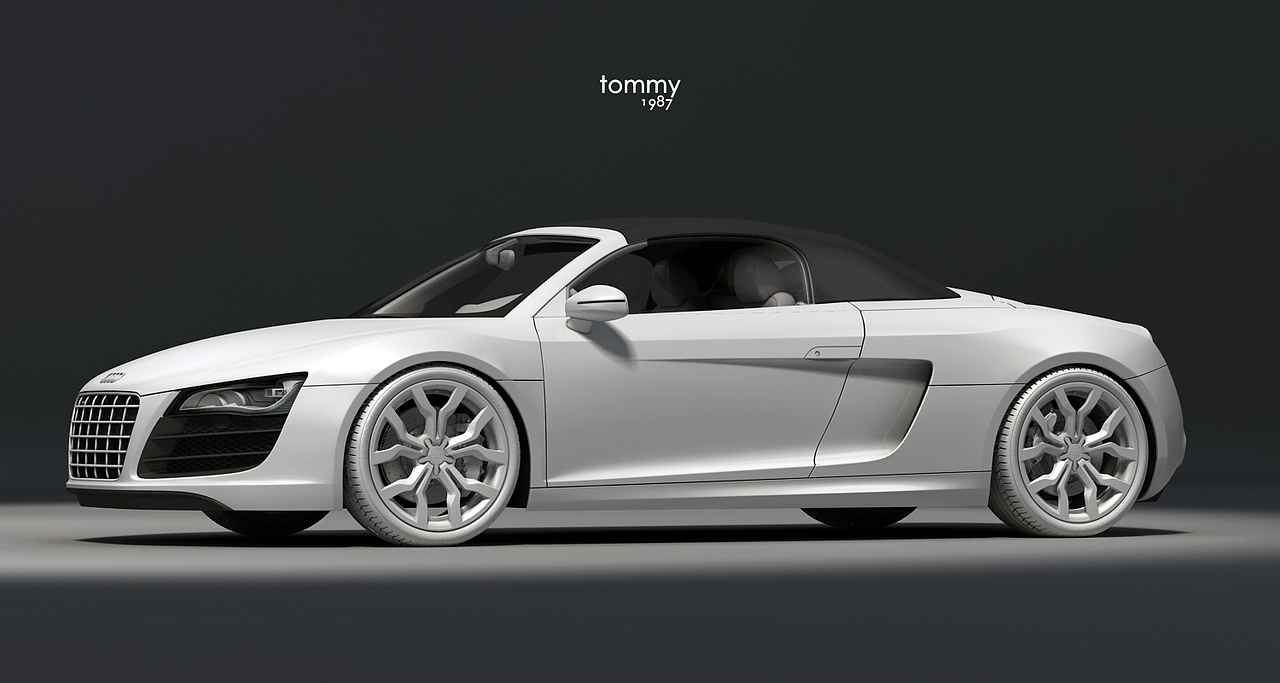 Audi-R8 V10 5.2 FSI quattro Audi R8 Spyder 5.2&n(图ZNjQwODcxMg==) - 机械/交通 - 站酷设计师Tommy_林冲原创素材 - 站酷ZCOOL