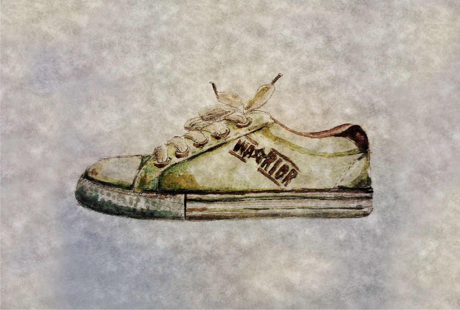 旧旧的事 水彩插画 鞋子篇