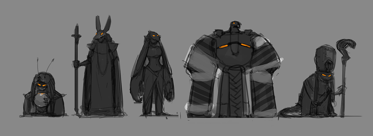 埃及文明-角色设定（图ZMTIzMDY0NDI0） - 概念设定 - 站酷设计师BIIIIN原创素材 - 站酷ZCOOL