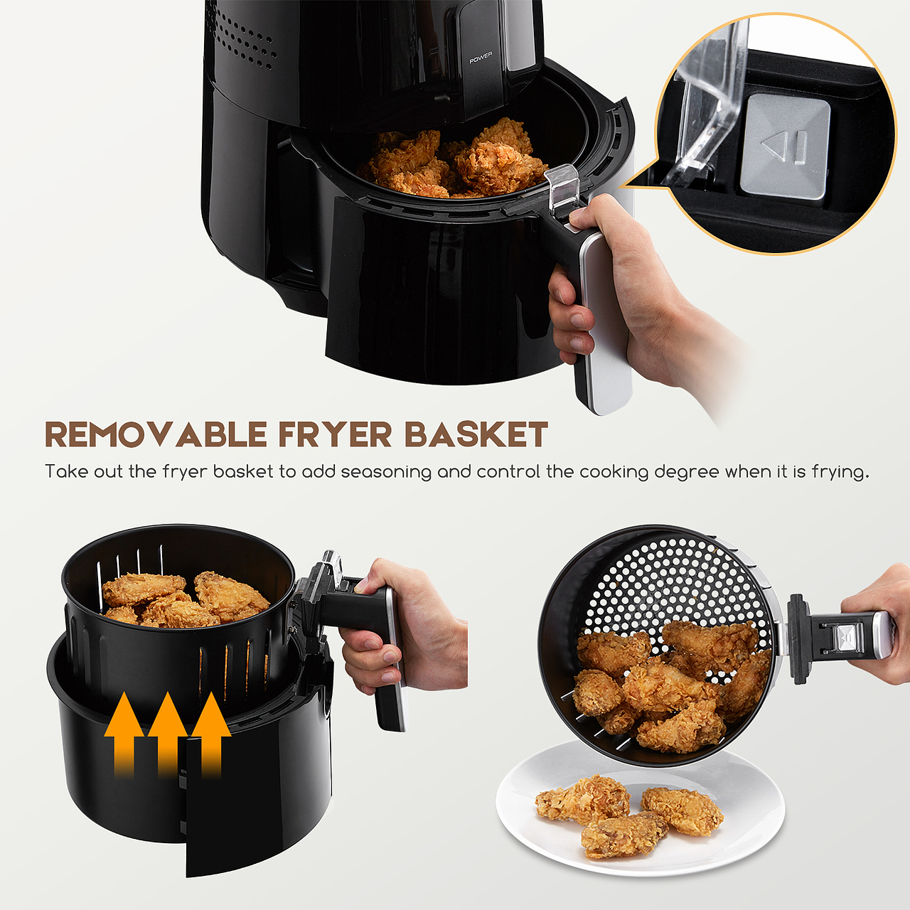 空气炸锅亚马逊详情图