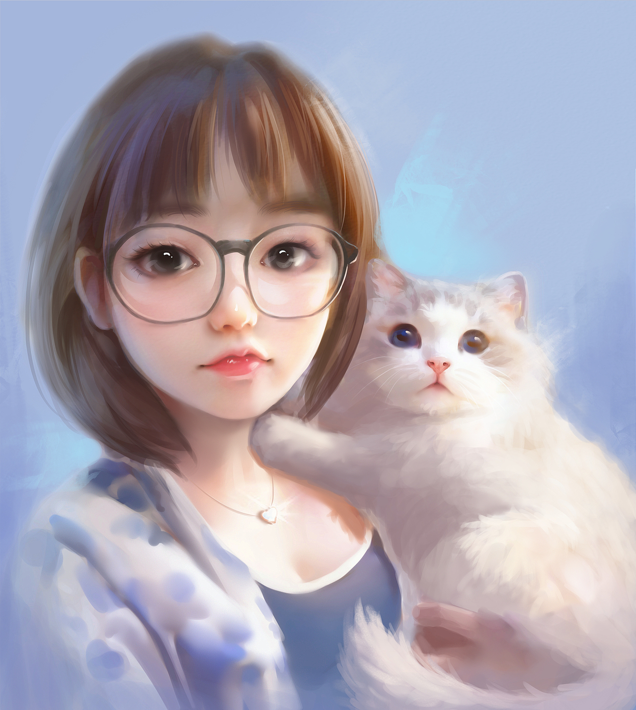 大眼睛小姐姐与闺蜜头像