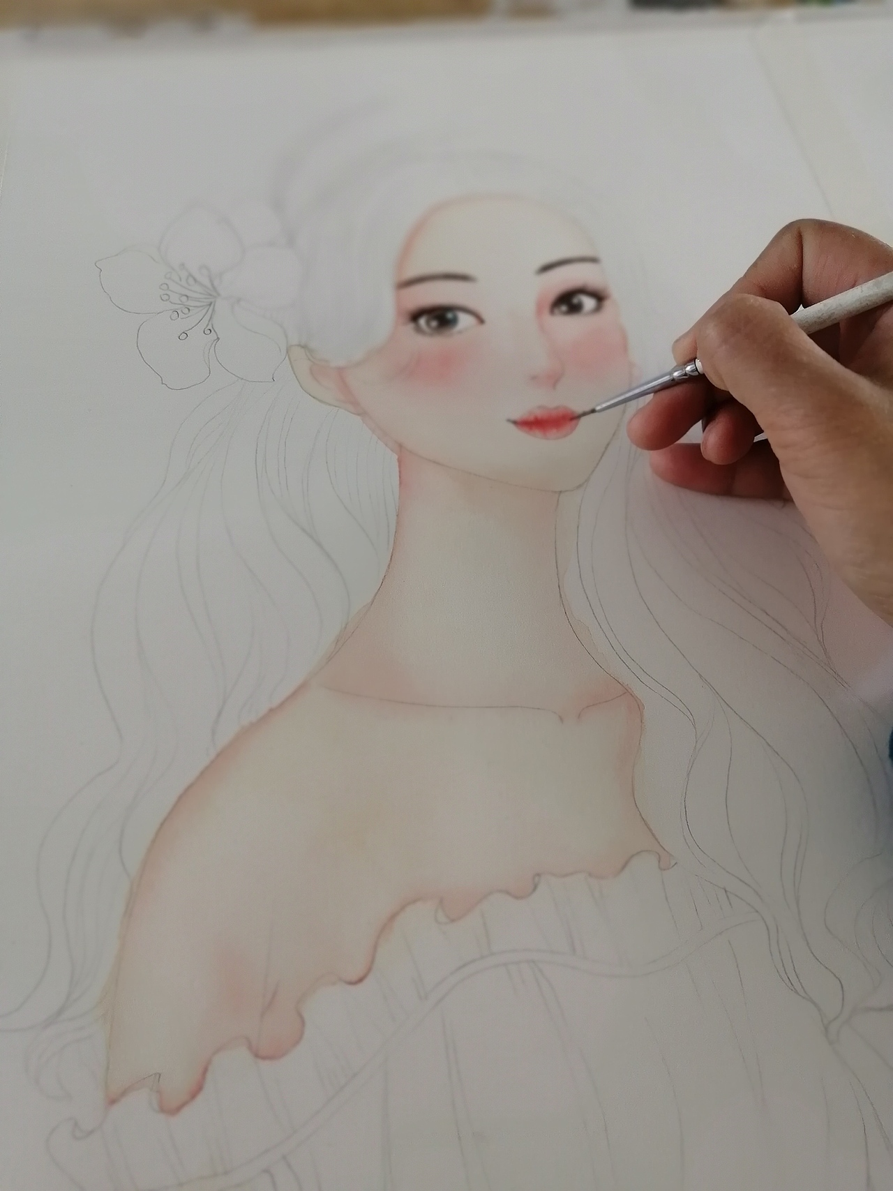 原创水彩（图ZMjU0MDQ3MzQw） - 商业插画 - 站酷设计师蓝白铅原创素材 - 站酷ZCOOL