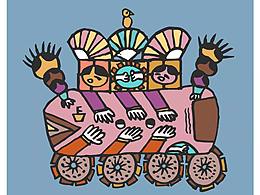 《大紅的小畫》原創(chuàng)作品