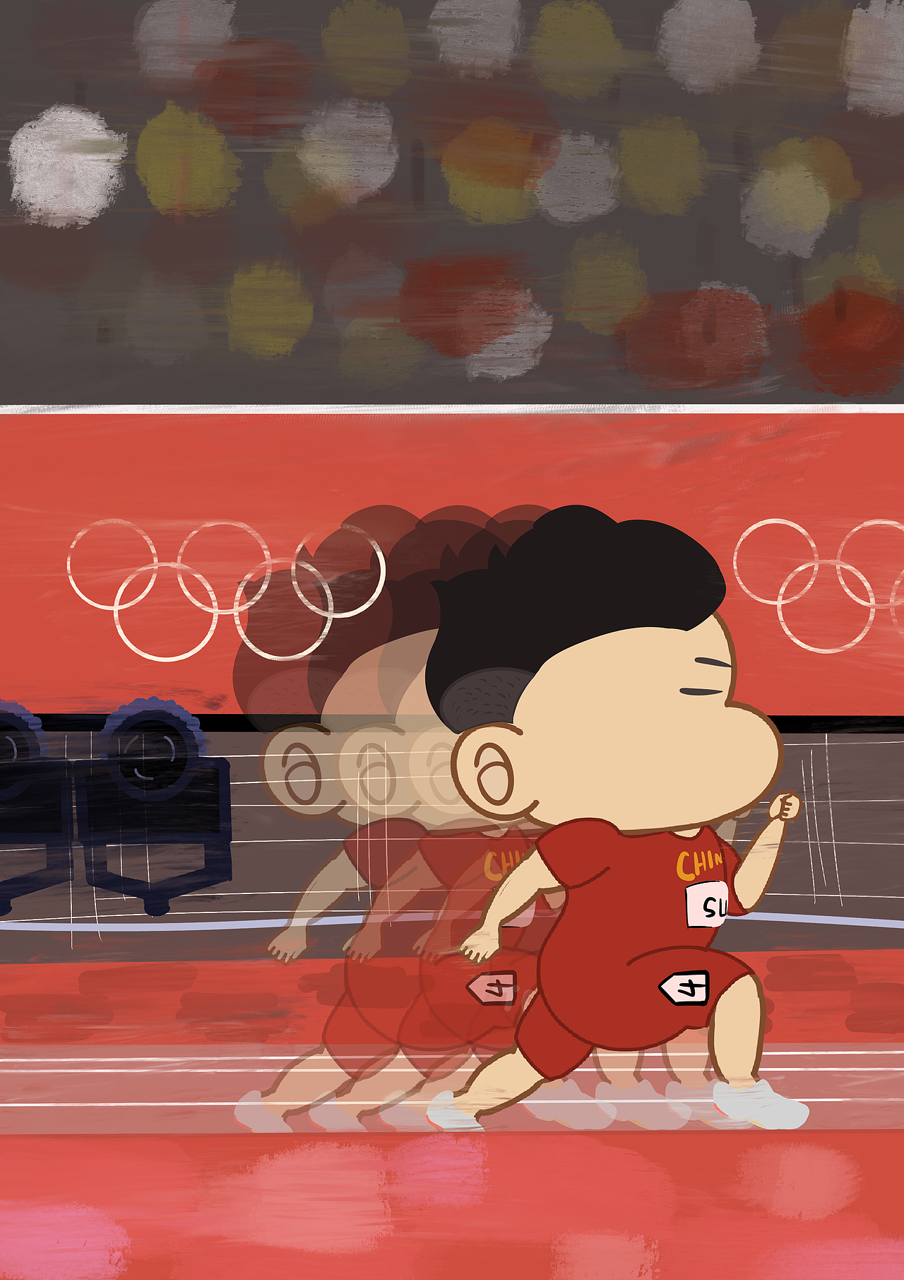 奥运精神|插画|艺术插画|查无chloe_原创作品-站酷zcool