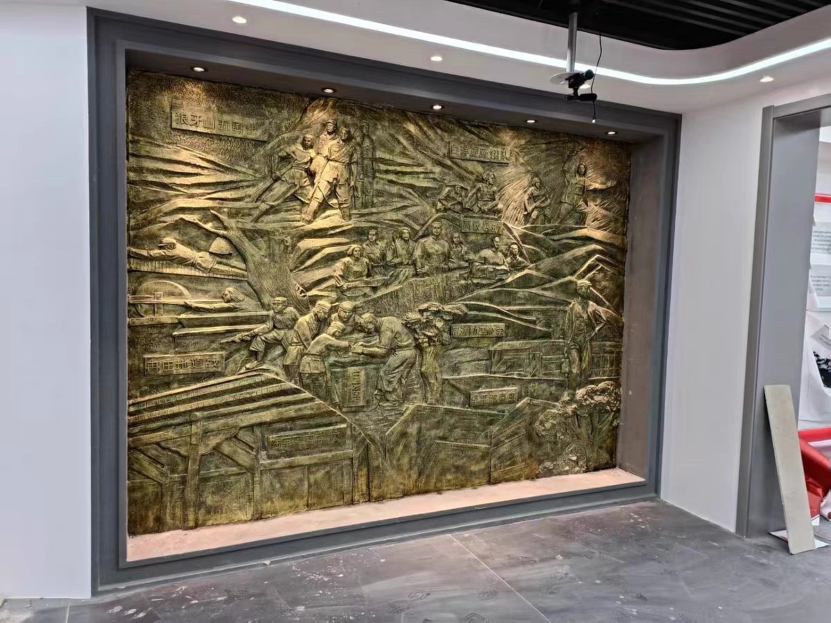 革命抗战展厅浮雕设计制作公司