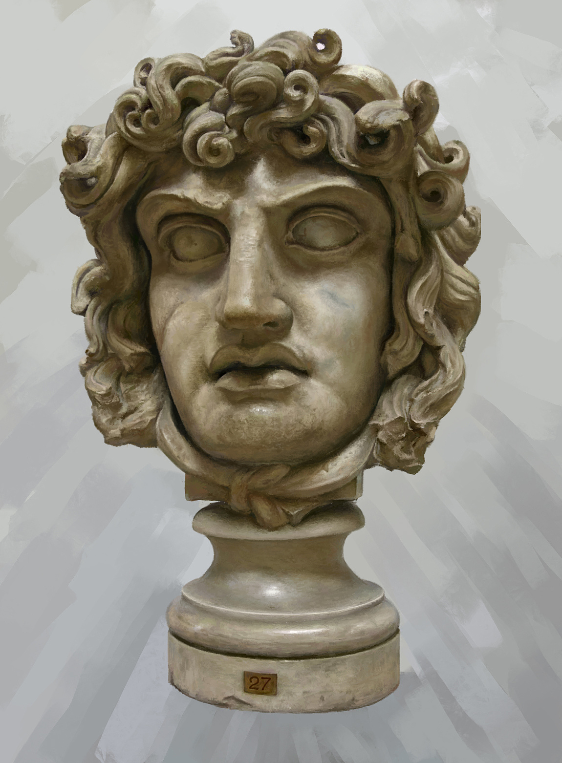 【临摹】石膏像临摹刻画