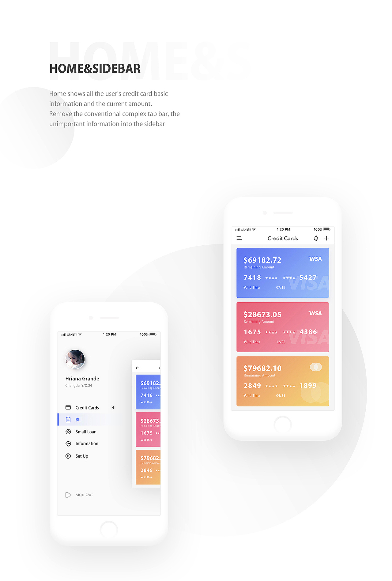 Cards Package App Design