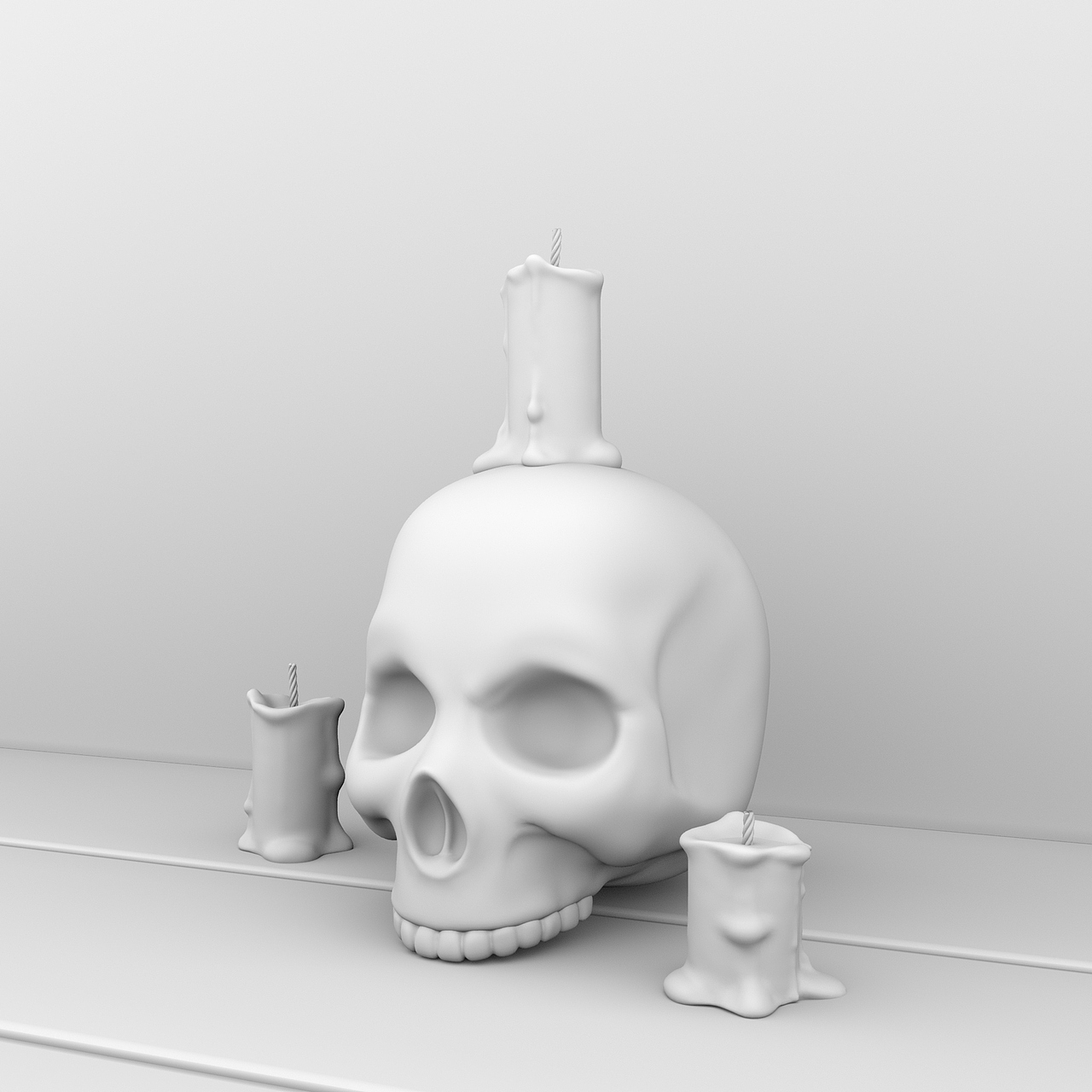 骷髅蜡烛（图ZMjA2NDM4MzI0） - 动画/影视 - 站酷设计师SilencePcc原创素材 - 站酷ZCOOL