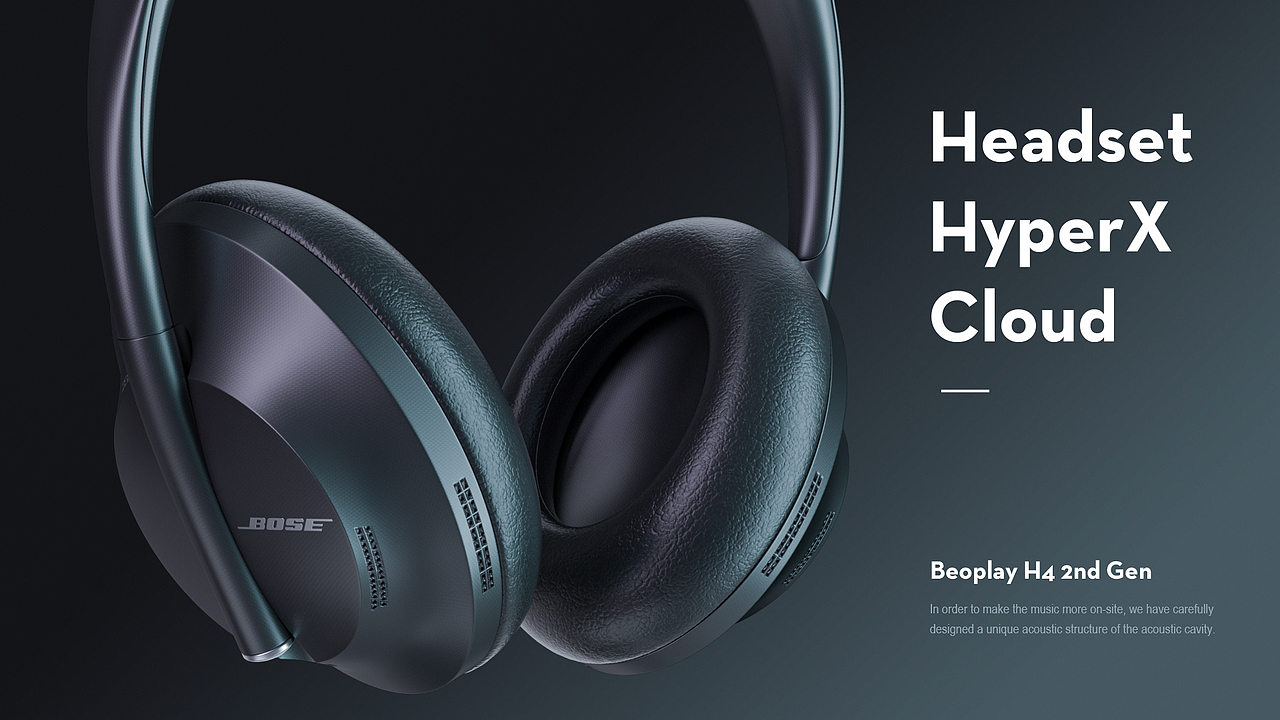 OC/头戴式耳机渲染