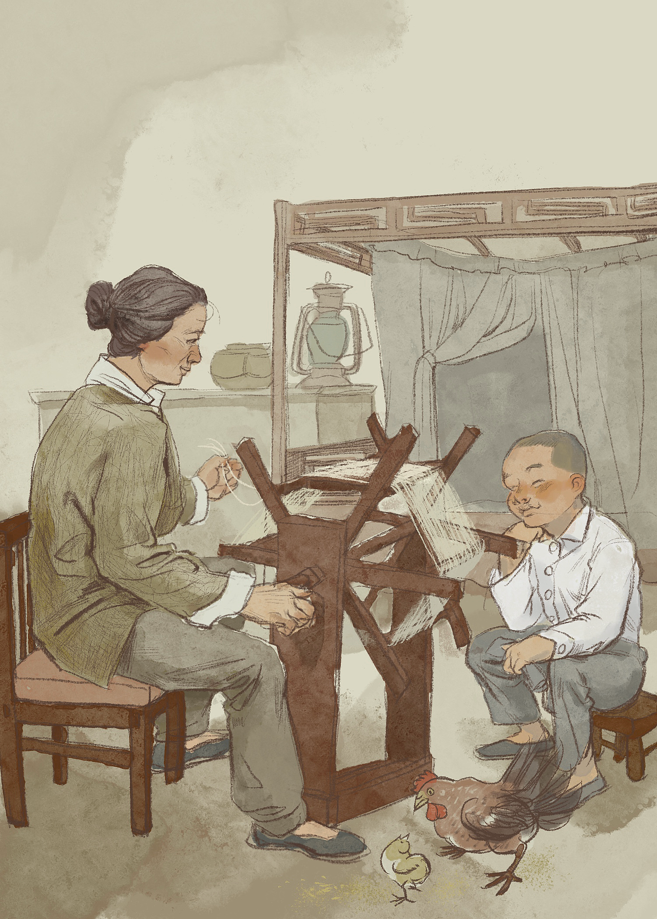 家风:延安红色家风馆插图书籍设计