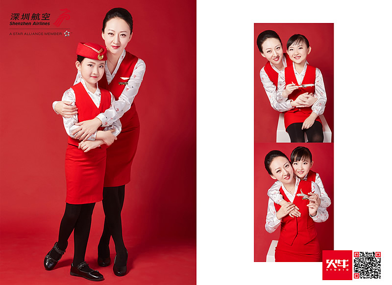 写真_空姐制服亲子照（图ZNDkxOTk3OTY=） - 人像摄影 - 站酷设计师没电的火牛原创素材 - 站酷ZCOOL