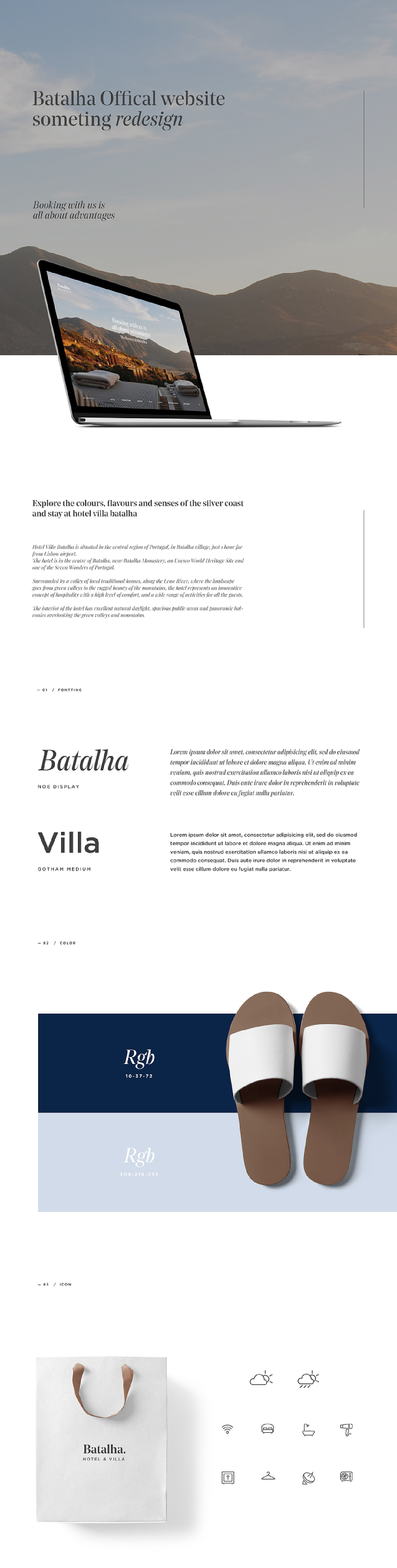 Batalha offical website Someting redesign