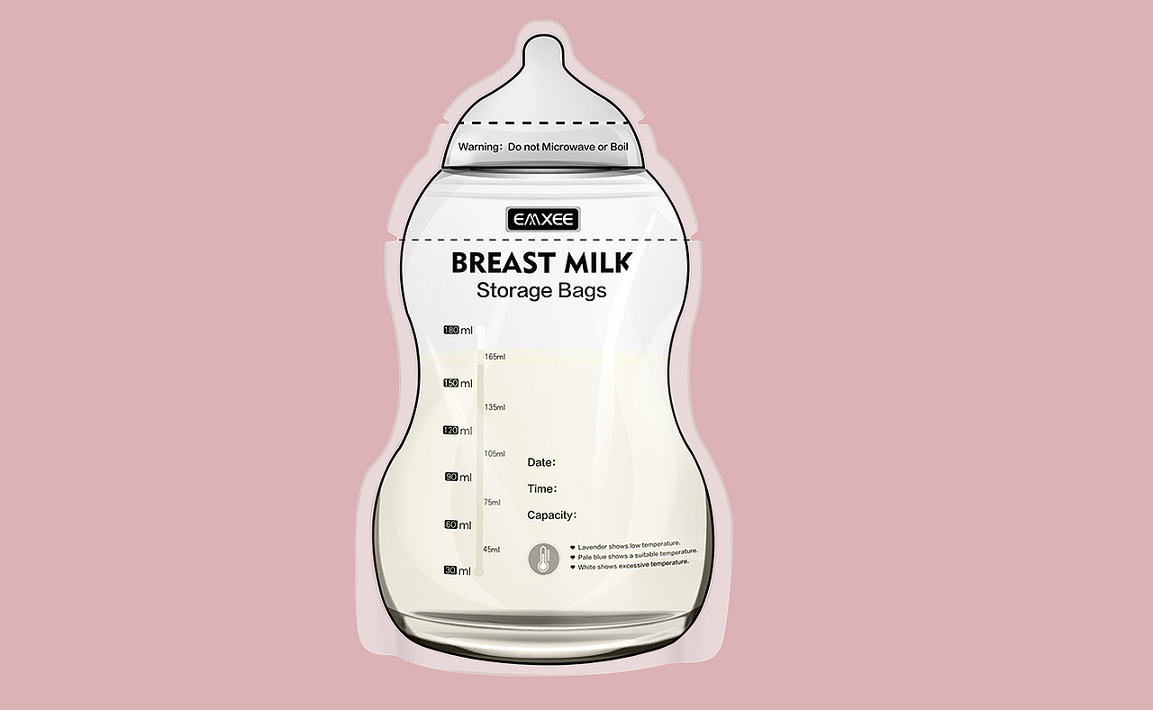 一次性储奶袋内袋包装修图