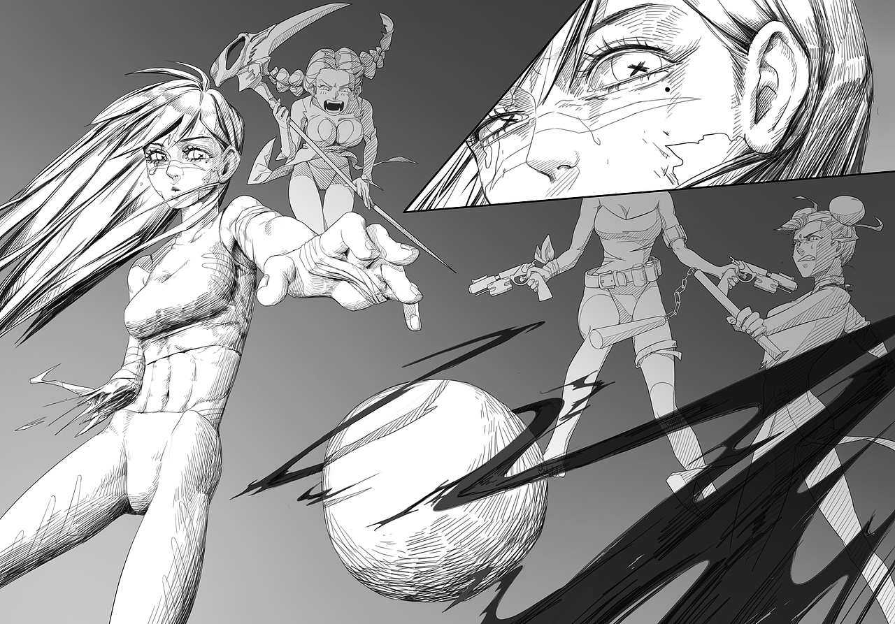 插画 角色 练习（图ZMTQ4ODQ0NjAw） - 创作习作 - 站酷设计师sioletv原创素材 - 站酷ZCOOL