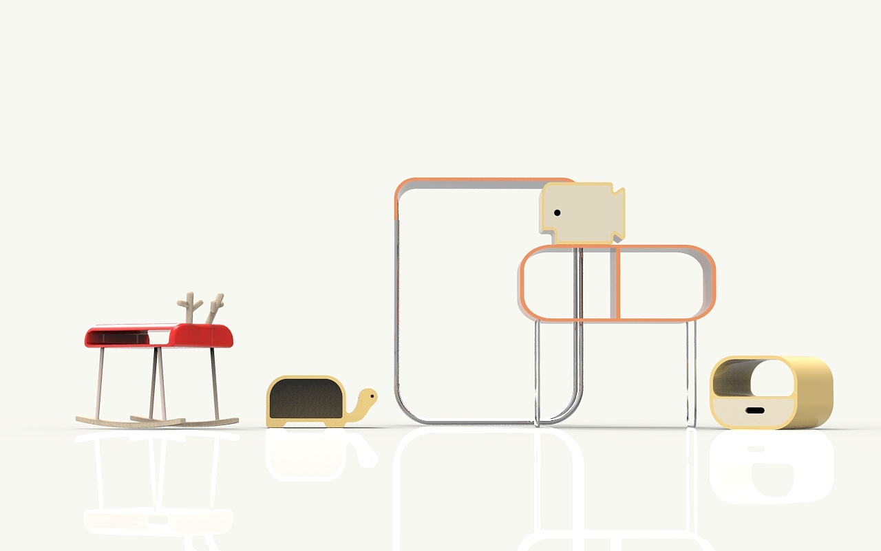 趣味儿童储物家具