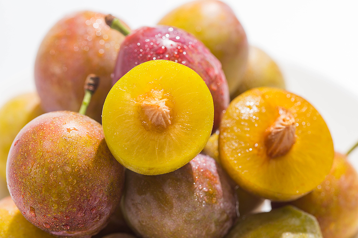 水果新鲜的西梅