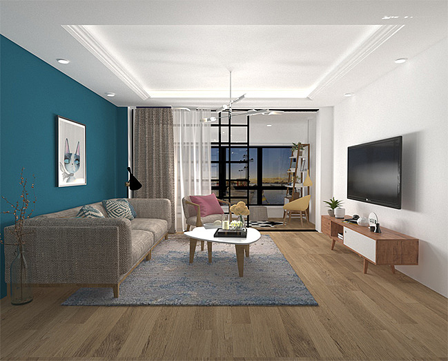 室内设计35期0基础刘同学的北欧风格作品