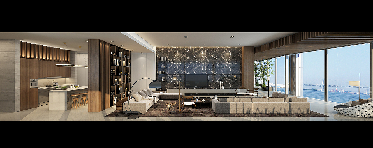 深圳湾1号效果图+施工图需要的微信找我