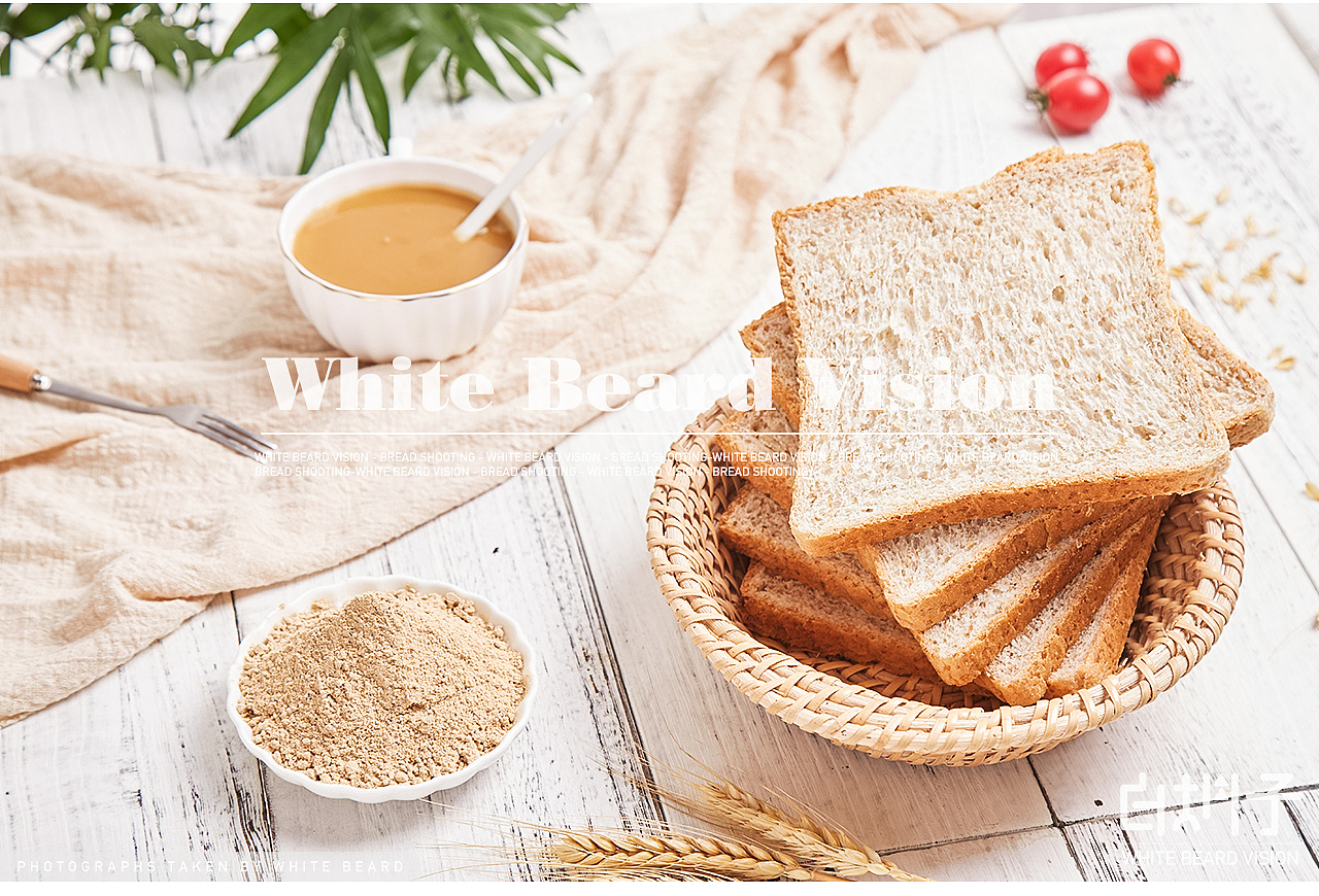 小麦穗与健康全麦面包44776_美食文化_美食类_图库壁纸_68Design