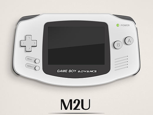 GameBoyAdvance(GBA——童年回忆)PSD