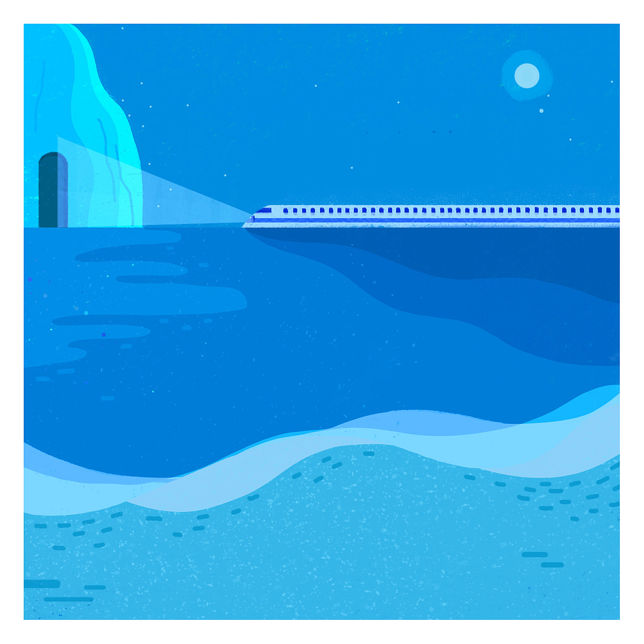 大海 The Sea（图ZMTY0NDc1MTA4） - 创作习作 - 站酷设计师_HelloLynn_原创素材 - 站酷ZCOOL