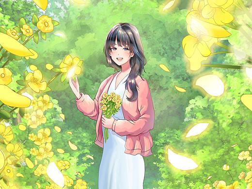 春日花丛