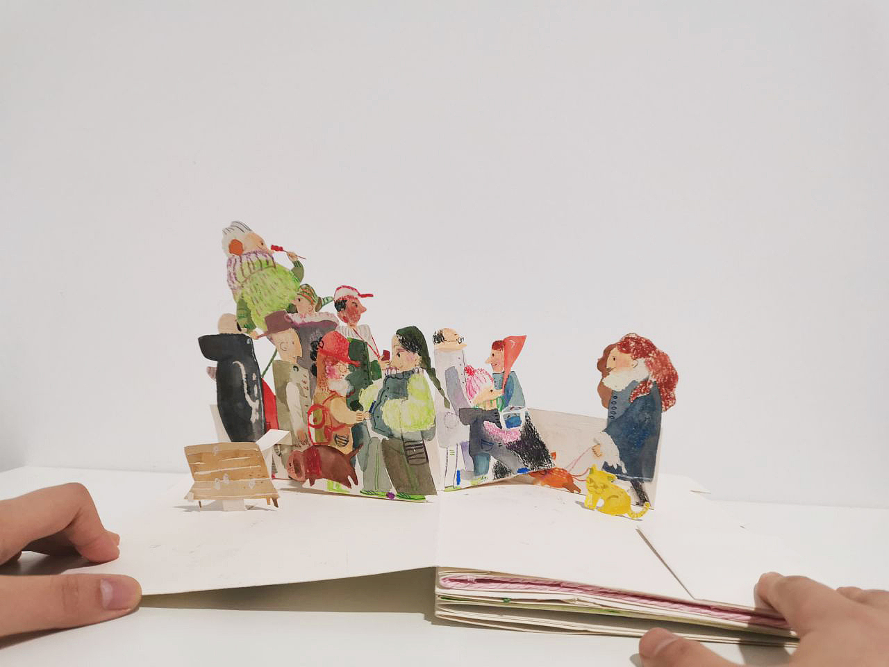 纪念今年做的2.5本插画书(课程作业)