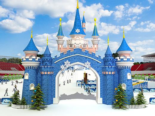 《京西滑雪场》舞美设计