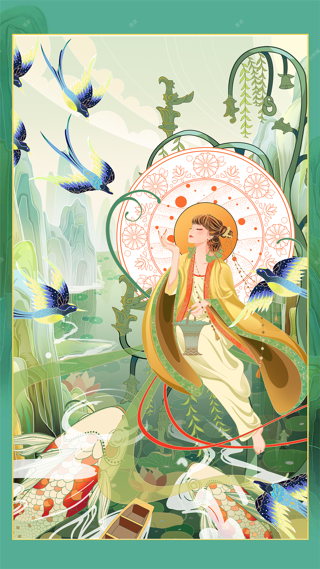 天地洁净，万物清明（图ZMjk1NzkzNDgw） - 创作习作 - 站酷设计师里迷LM原创素材 - 站酷ZCOOL