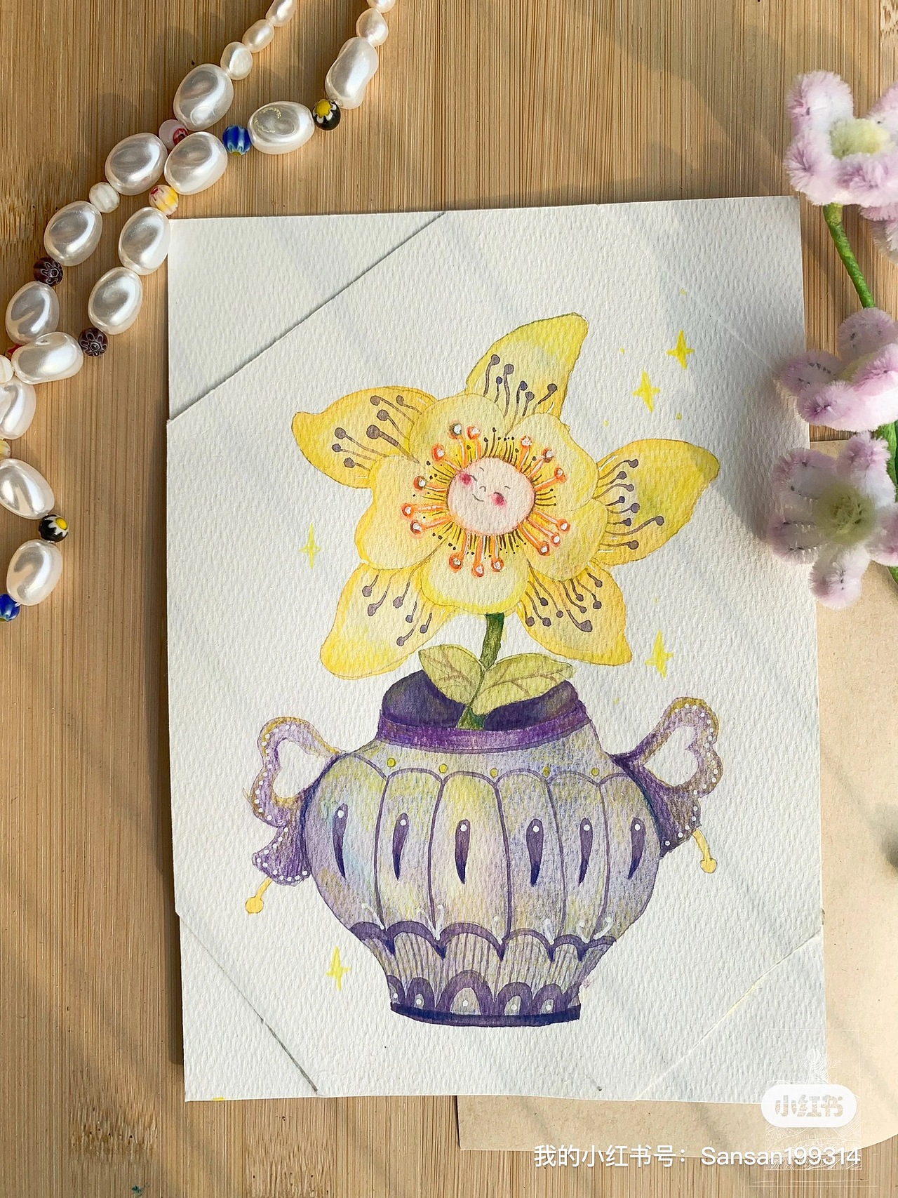 水彩插画（图ZMzQyOTE1NDg4） - 艺术插画 - 站酷设计师三山shanshan原创素材 - 站酷ZCOOL