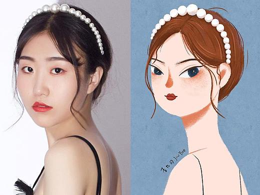 人物照片转插画